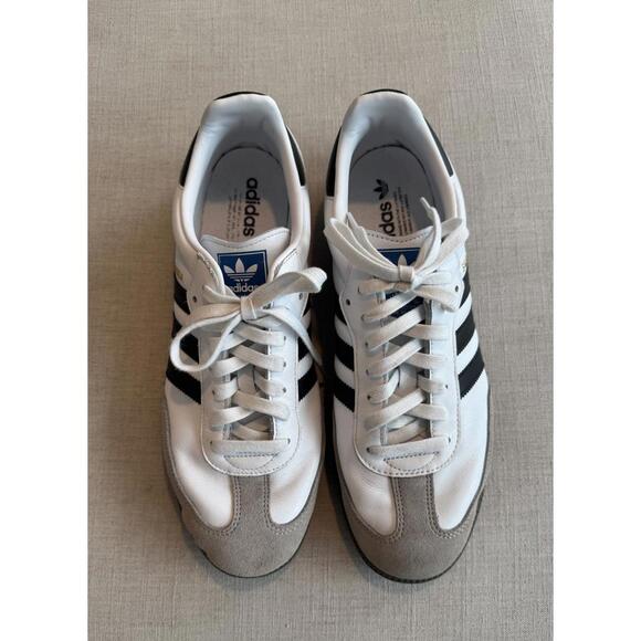 Adidas Samba OG Sneakers Cloud White Core Black Gum Size 12 - Picture 2 of 7